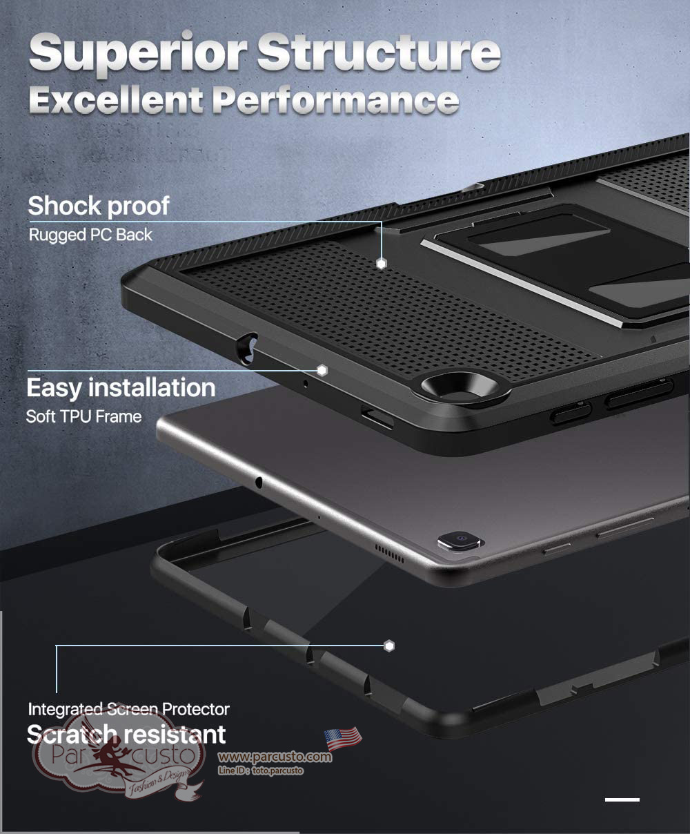 เคสกันกระแทก Samsung Galaxy Tab S6 Lite 10.4'' 2020 [Heavy Duty] จาก MoKo [Pre-order USA]