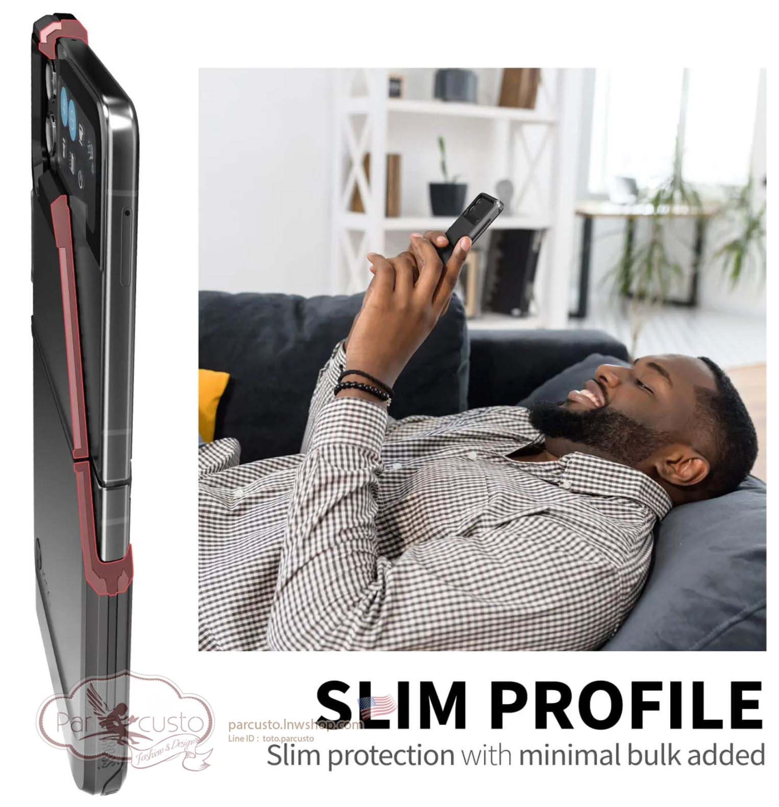 เคสกันกระแทก Samsung Galaxy Z Flip 4 5G [Outcross] จาก Vena (Pre-order USA)