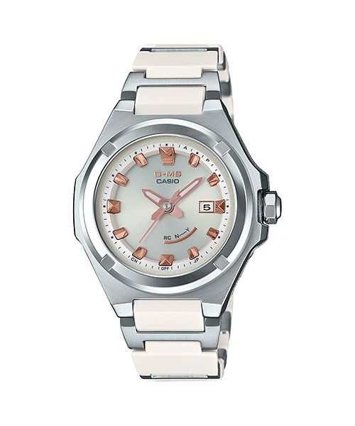นาฬิกา Casio Baby-G G-MS "G-Steel Lady" MSG-W300 series รุ่น MSG-W300C-7A (Multiband6) ของแท้ รับประกัน1ปี