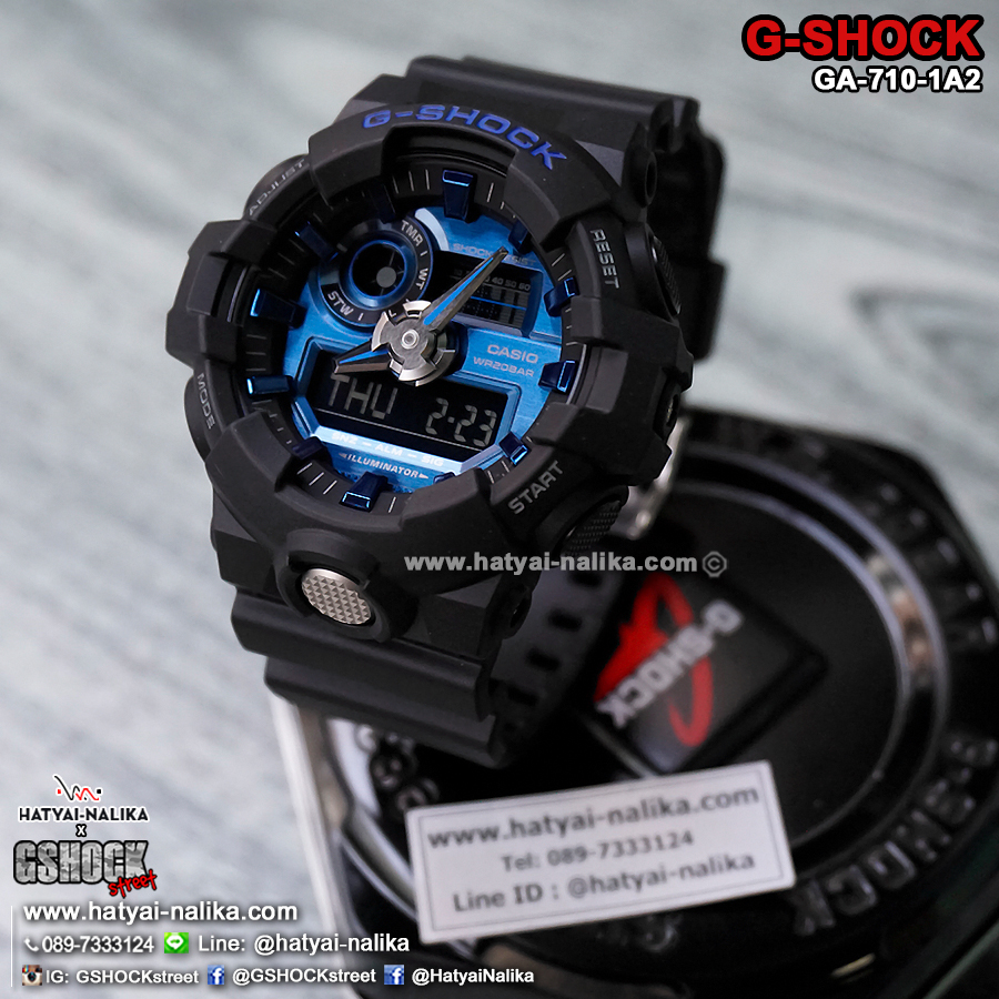 นาฬิกา คาสิโอ Casio G-Shock Standard ANALOG-DIGITAL รุ่น GA-710-1A2 ของแท้ รับประกัน 1 ปี