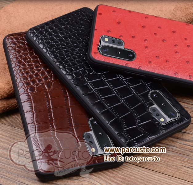 เคสฝาหลังหนังวัวแท้ Samsung Galaxy Note 10 / Note 10 Plus (โปรดระบุรุ่น) จาก Wobiloo [Pre-order]