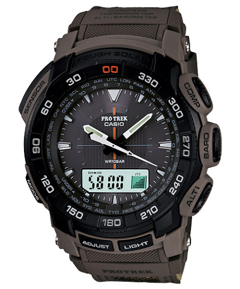 นาฬิกา คาสิโอ Casio PRO TREK ANALOG INDICATOR รุ่น PRG-550B-5A