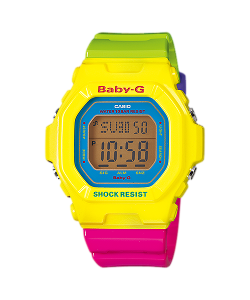 นาฬิกา คาสิโอ Casio Baby-G Standard DIGITAL รุ่น BG-5607-9DR สีรุ้ง (หายากมากๆ)