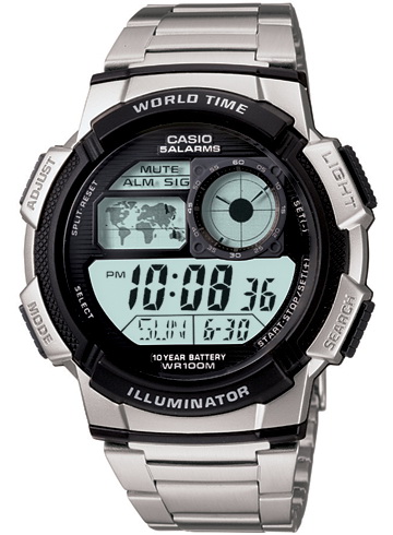 นาฬิกา คาสิโอ Casio 10 YEAR BATTERY รุ่น AE-1000WD-1A