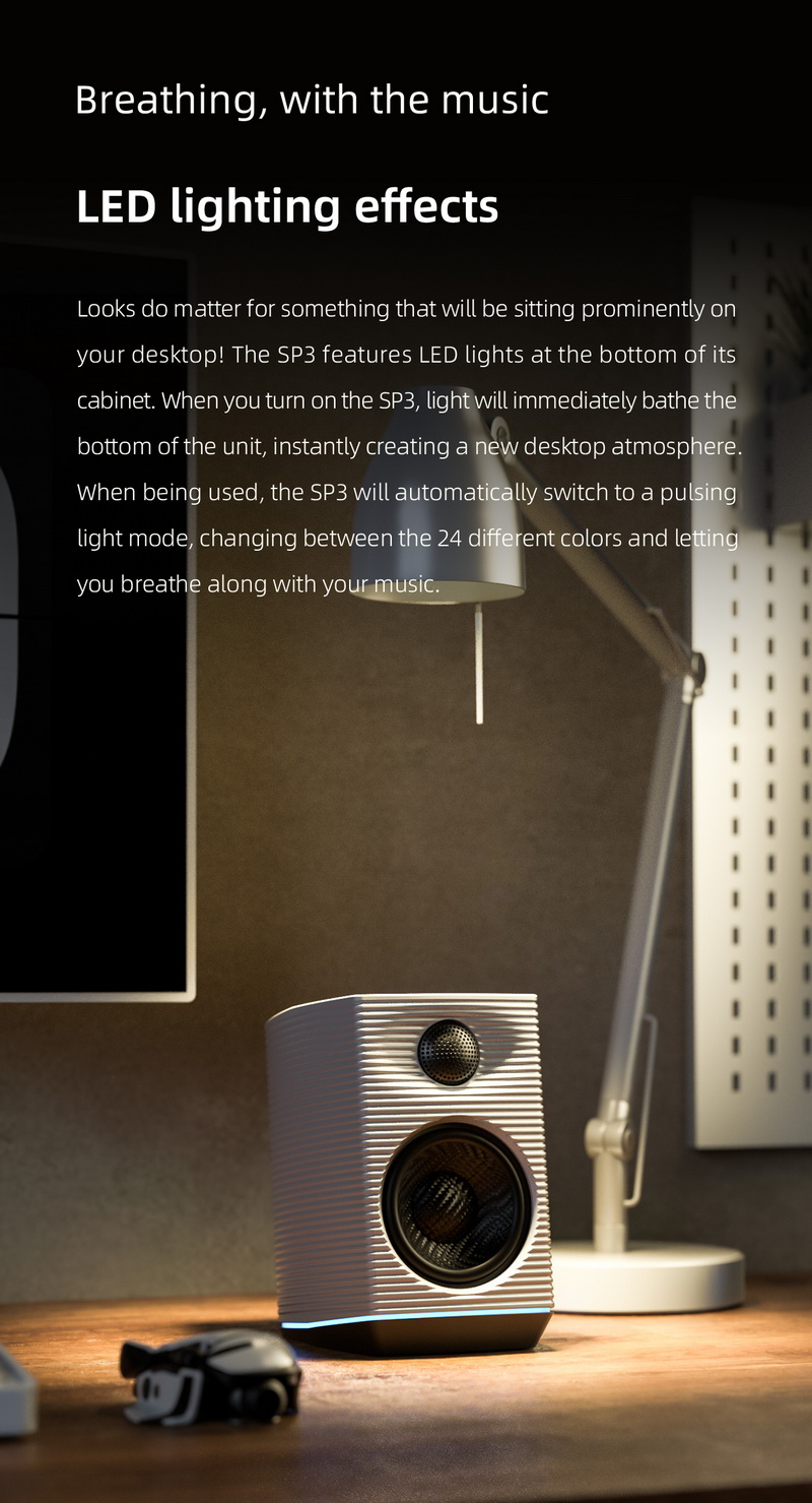 FiiO SP3 สุดยอดลำโพง Active Speakers ระดับ High Fidelity รองรับ Hi-Res ประกันศูนย์ไทย