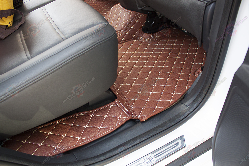 พรมรถยนต์เข้ารูป 6 D รถ MG GS จำนวน 6 ชิ้น ชุดเต็มคัน รวมแผ่นท้ายและหลังพนักพิง