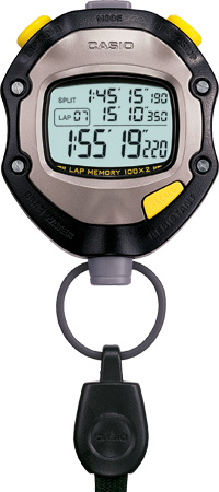 นาฬิกาจับเวลา คาสิโอ casio STOPWATCH SPORTY รุ่น HS-70W ของแท้ รับประกัน 1 ปี