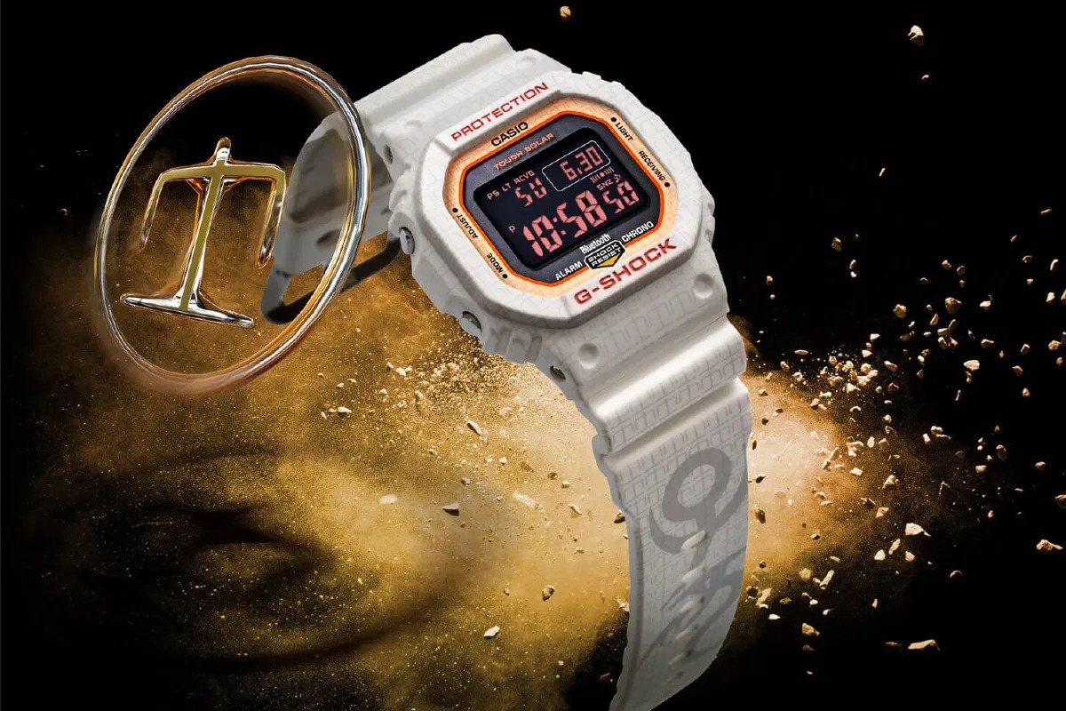 นาฬิกา Casio G-SHOCK Limited 3ก๊ก - The Five Tiger Generals series รุ่น GW-B5600SGZ-7 "เตียวอุ๋น" ของแท้ รับประกัน1ปี