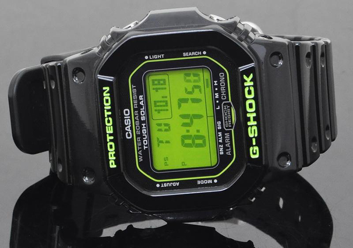 นาฬิกา คาสิโอ Casio G-Shock Solar Powered รุ่น G-5600B-1 rare item (หายากมาก)