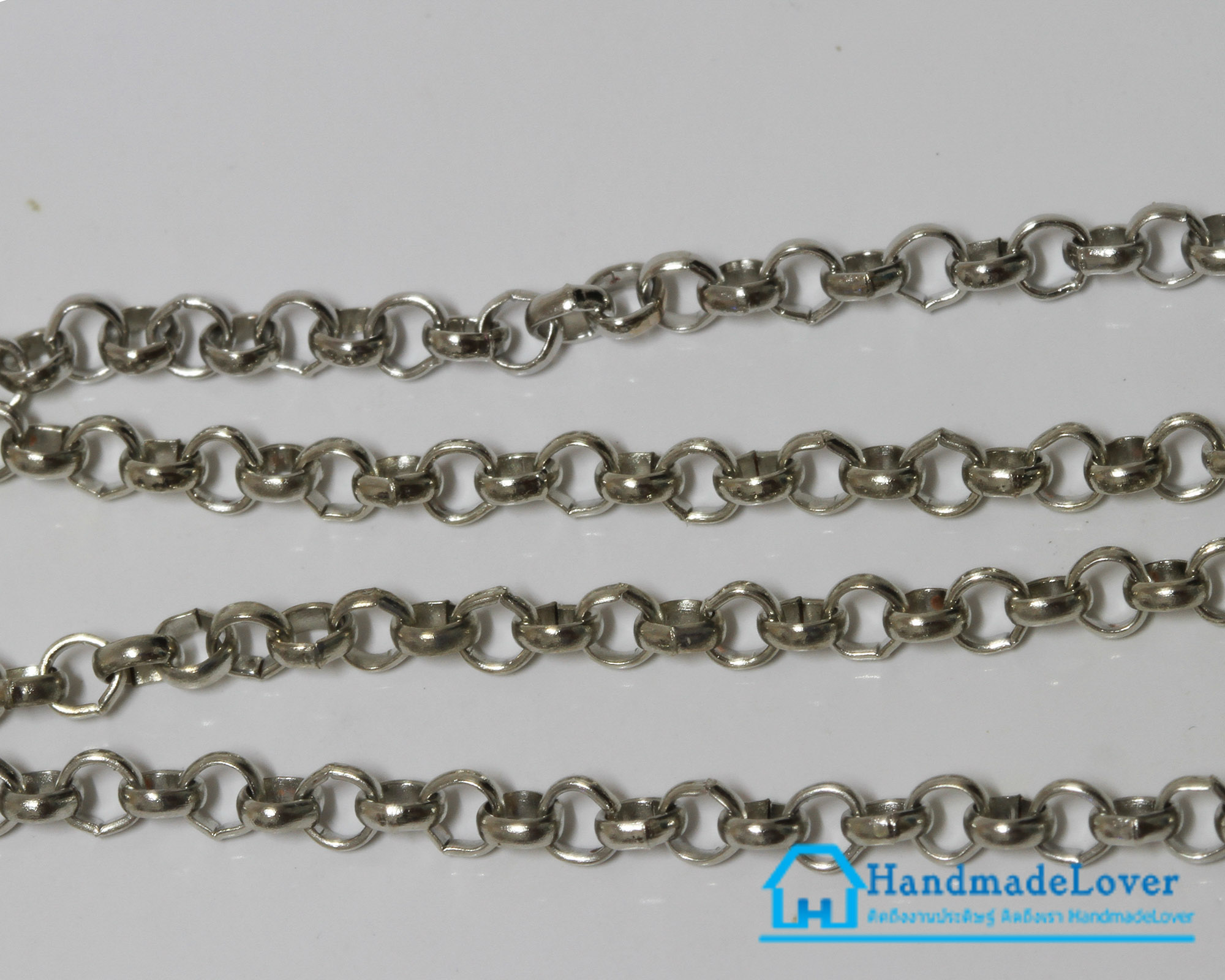 โซ่โลหะ สีเงิน ขนาด 3 mm.