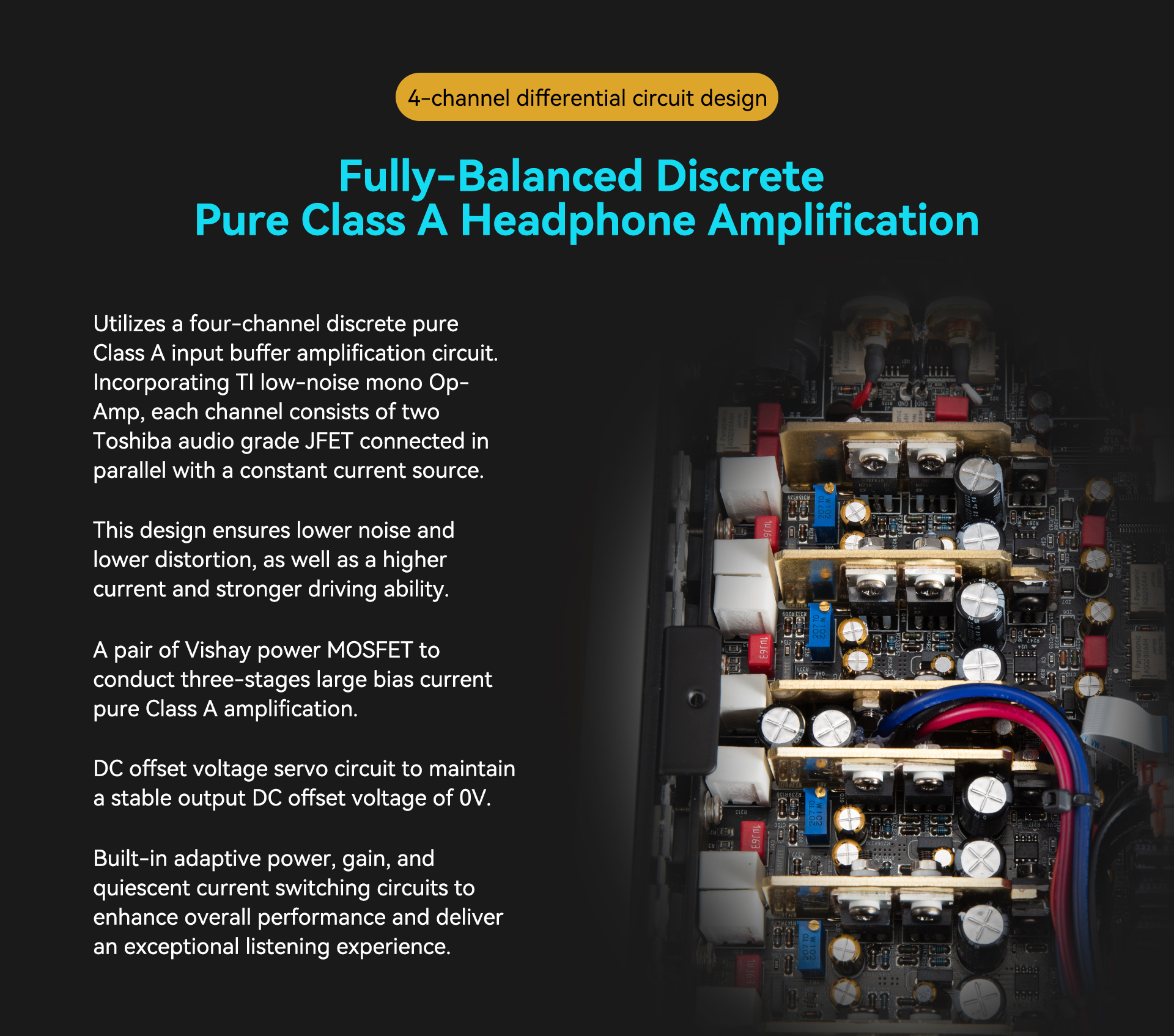 Cayin IHA-8 แอมป์หูฟัง 4 ช่องสัญญาณ Class A แบบ Discrete MOSFET กำลังขับสูง ประกันศูนย์ไทย