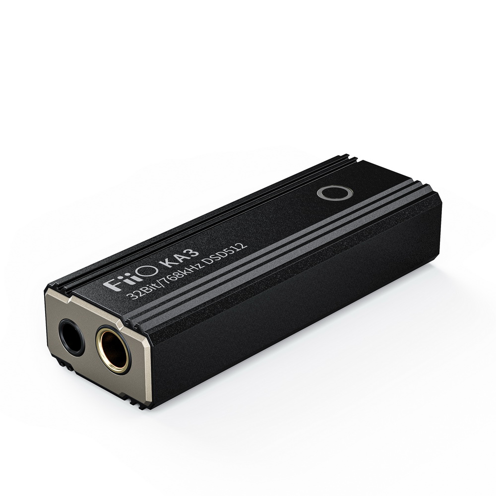 FiiO KA3 DAC/AMP พกพาระดับเรือธง รองรับ 32Bit/768kHz, DSD512