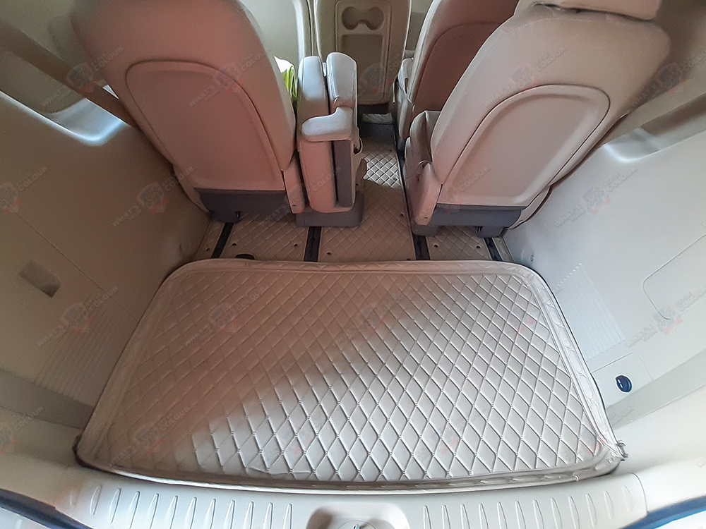 พรมรถยนต์ 6D รถ KIA GRAND CARNIVAL ปี 2017-2021 ชุดเต็มคันรวมท้าย จำนวน 7 ชิ้น