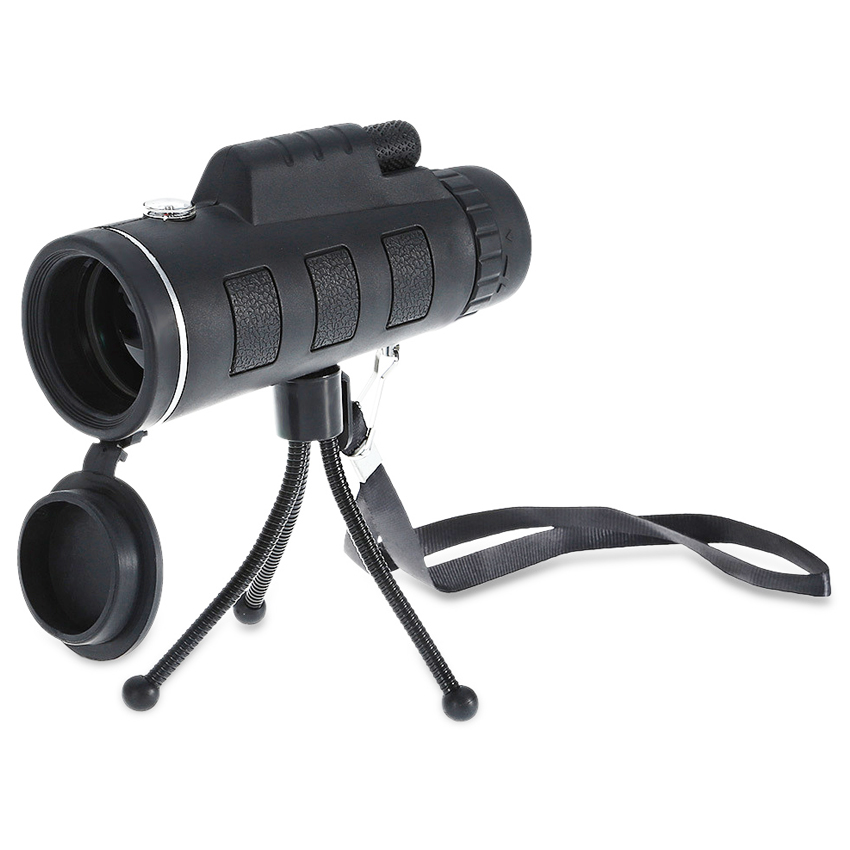 กล้องส่องทางไกล เลนส์ซูมหนีบมือถือ มีขาตั้ง 40x60 อุปกรณ์ครบ