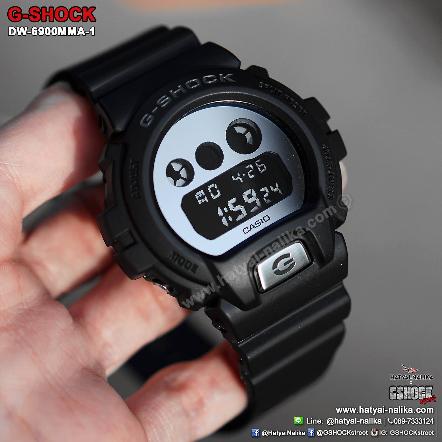 นาฬิกา Casio G-Shock Special Color รุ่น DW-6900MMA-1 ของแท้ รับประกัน1ปี
