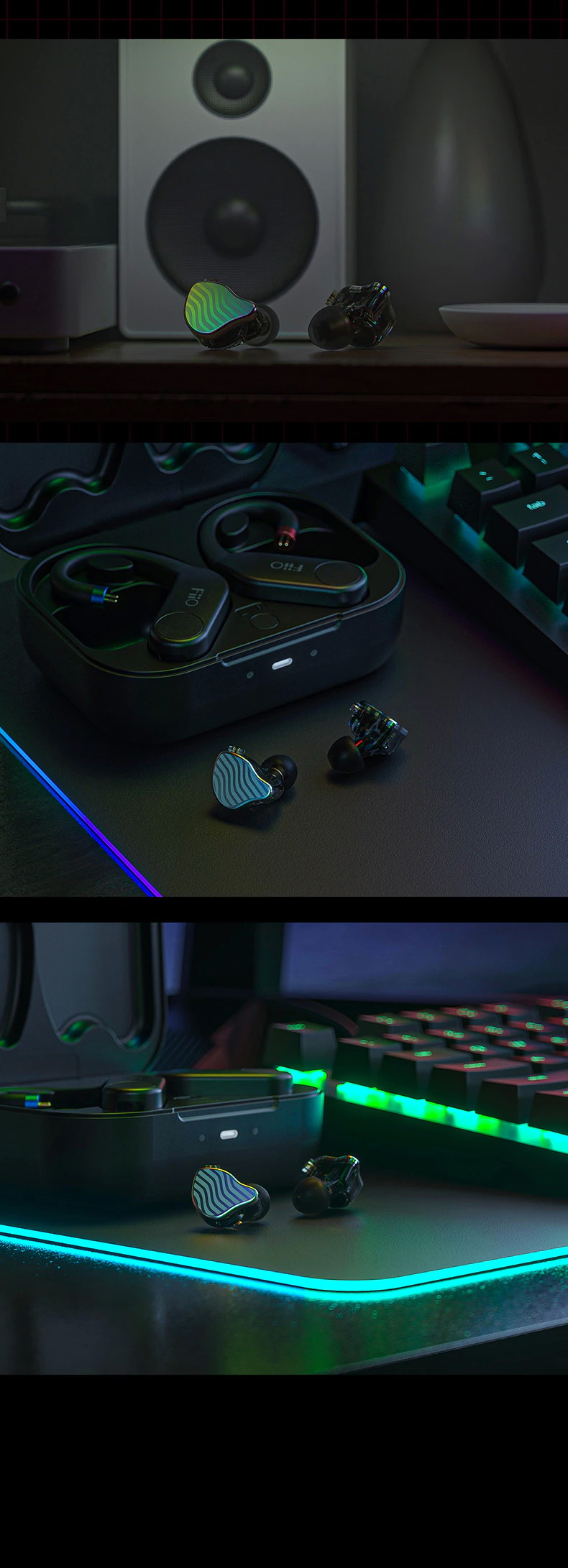 FiiO JH3 หูฟัง 3 ไดรเวอร์ 2BA+1DD รองรับ Hi-Res ประกันศูนย์ไทย