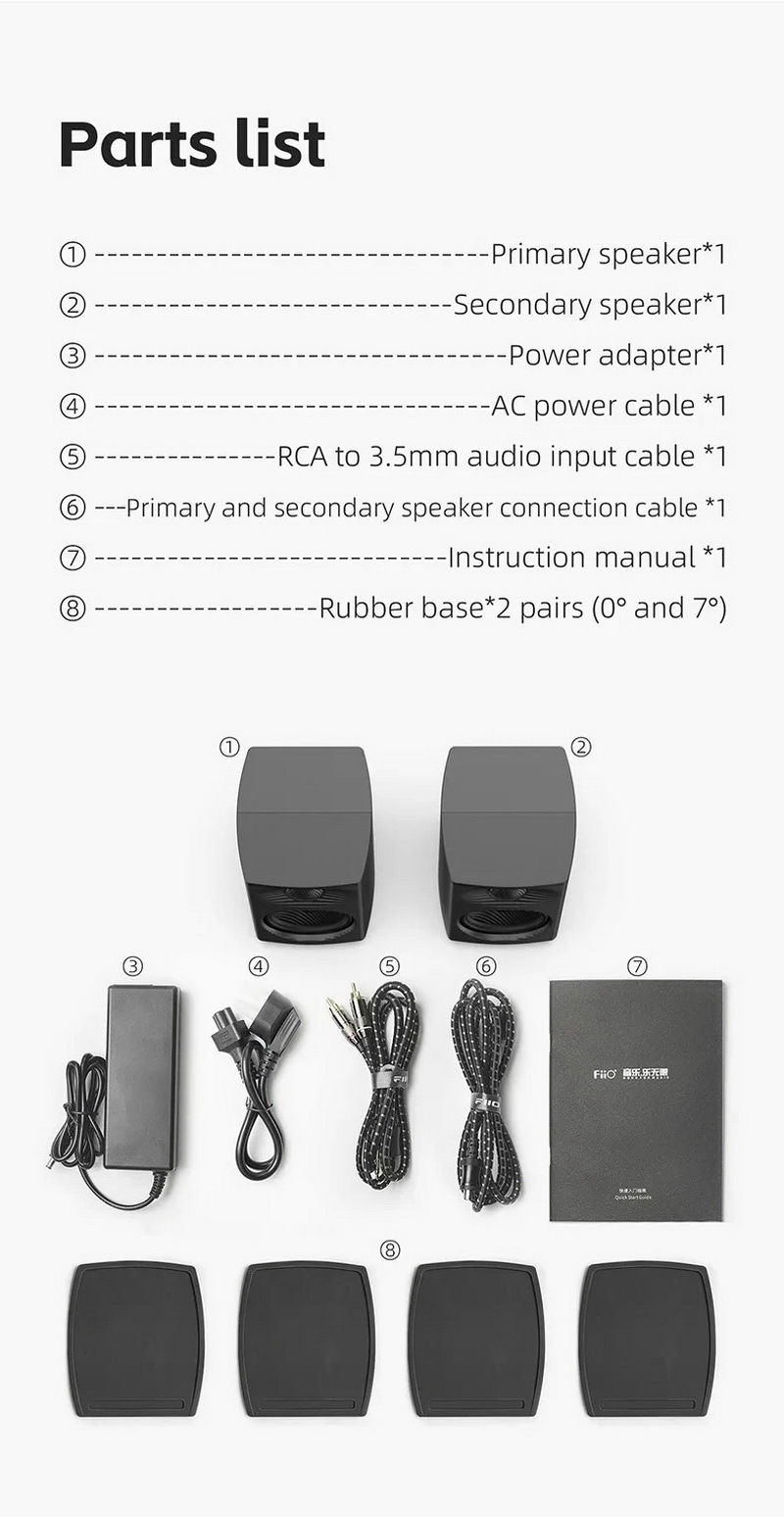 FiiO SP3 BT สุดยอดลำโพง Bluetooth Active Speakers ระดับ High Fidelity รองรับ LDAC, Dual Hi-Res ประกันศูนย์ไทย