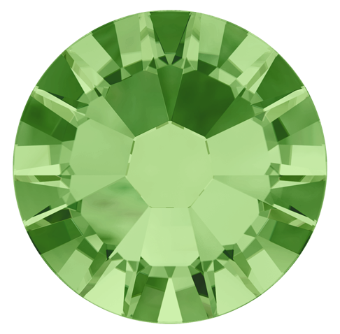เพชรสวารอฟสกี้แท้ ซองใหญ่ สีเขียว Peridot รหัส 214 คลิกเลือกขนาด ดูราคา ด้านใน