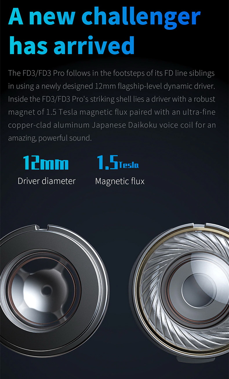 ขาย FiiO FD3 หูฟัง Dynamic DLC diamond diaphragm ระดับเรือธง