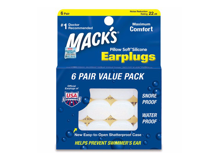 EAR PLUG mack's 6 pairs (waterproof)