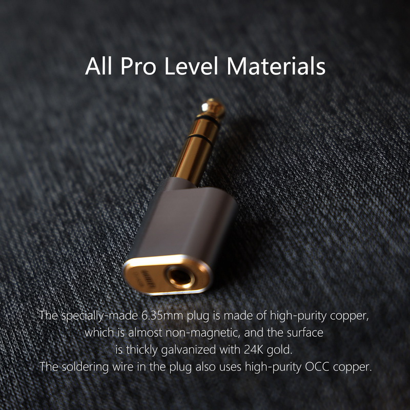 DD DJ65B(AL) แจ็คแปลง 4.4 female to 6.35 male สำหรับเครื่องเสียง