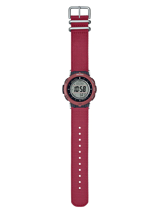 นาฬิกา คาสิโอ Casio PRO TREK PRG-30 Series รุ่น PRG-30B-4 สายผ้า ของแท้ รับประกัน 1 ปี