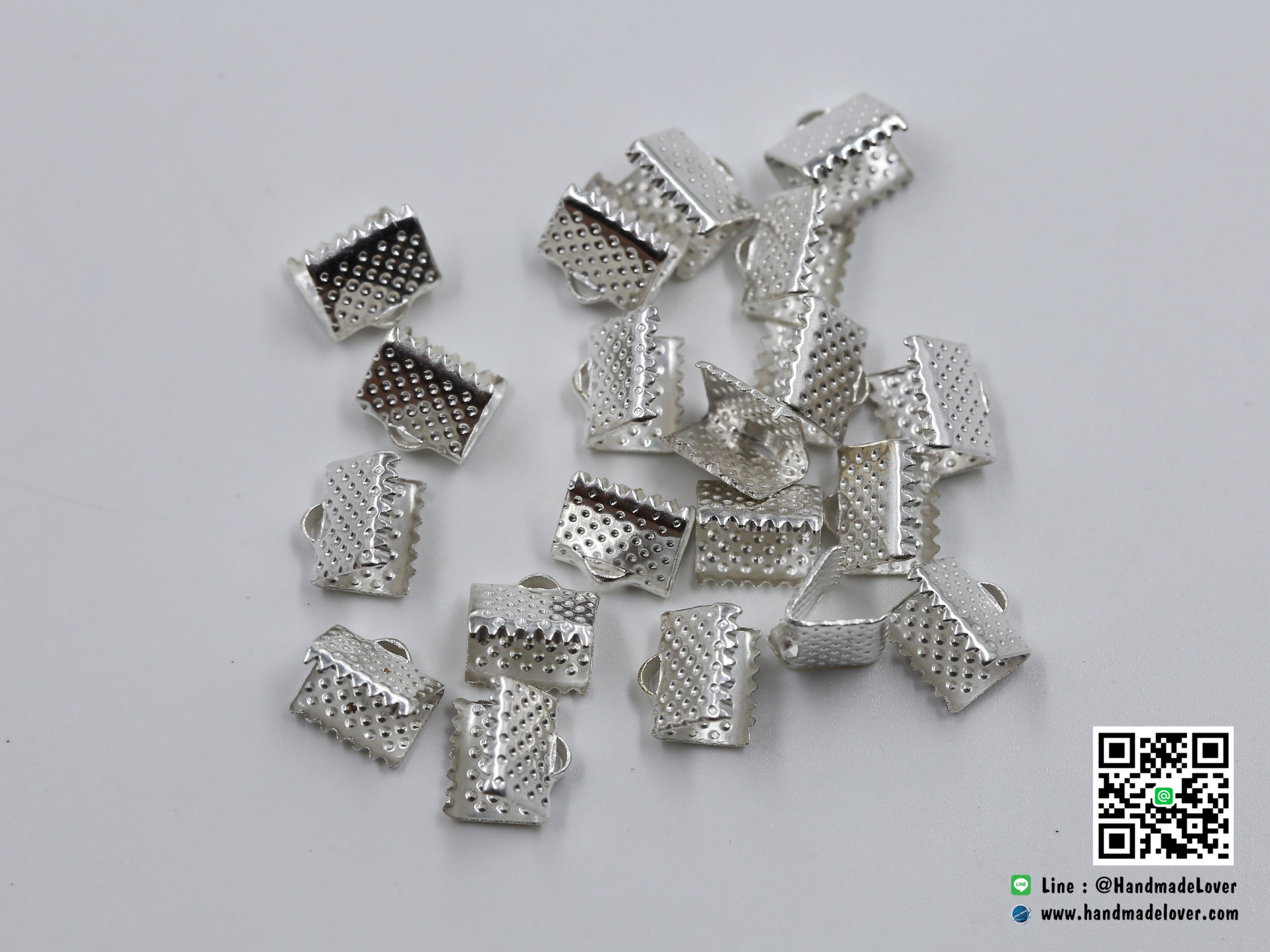 บานหนีบปลายเชือก สีเงิน