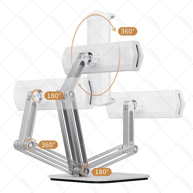 ขาตั้ง หนีบมือถือ ipad Desktop Metal Holder for Tablet