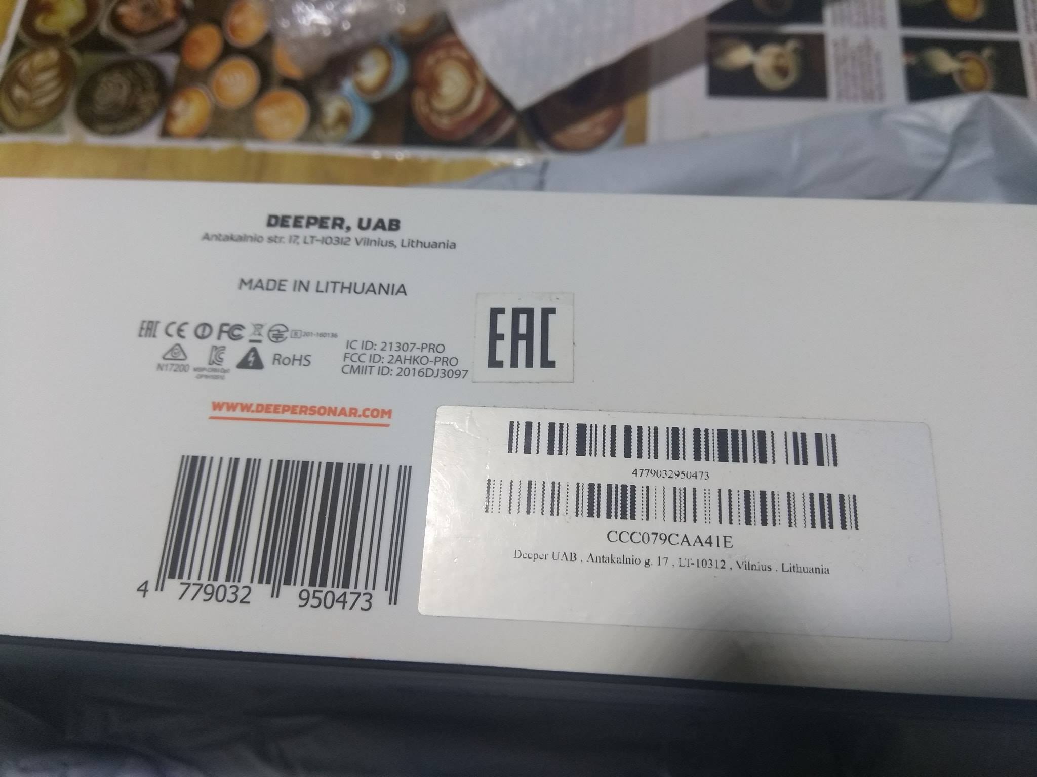 โซน่าจิ๋วอัจฉริยะ Deeper Smart Sonar Pro+ พร้อมอุปกรณ์เสริม [หมด]