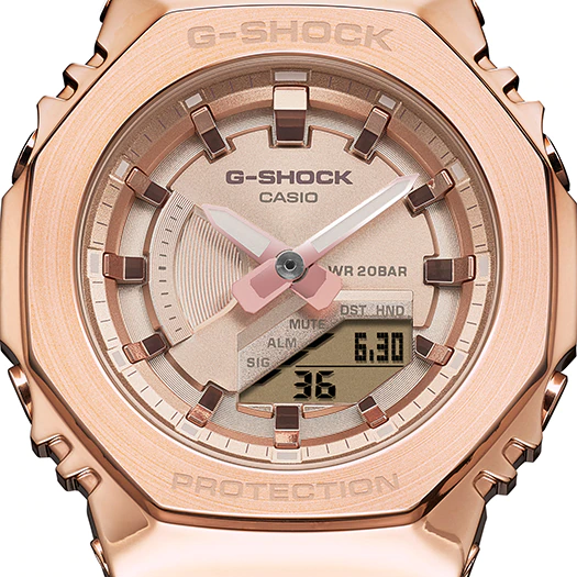 นาฬิกา Casio G-Shock Women ไซส์มินิ Metal Covered รุ่น GM-S2100PG-1A4 ของแท้ รับประกัน1ปี