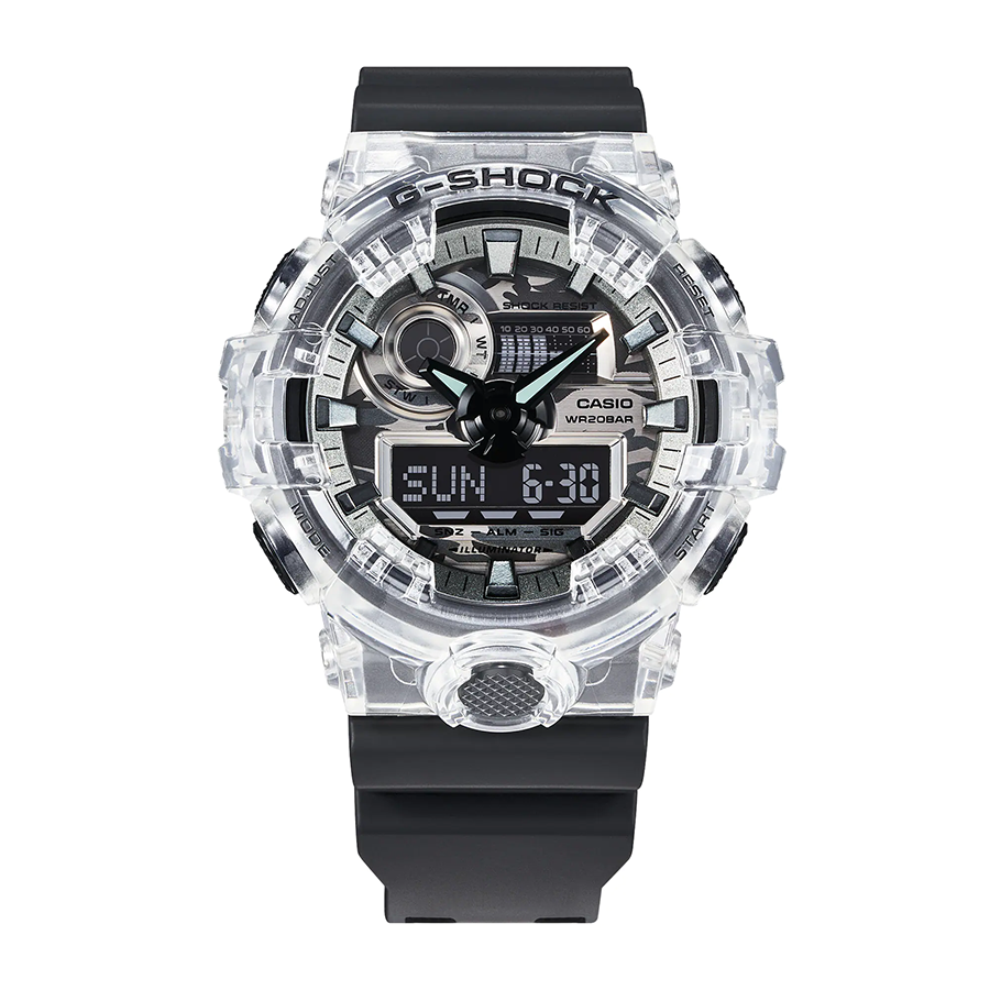 นาฬิกา Casio G-Shock Special color Skeleton Camo series รุ่น GA-700SKC-1A ของแท้ รับประกัน1ปี