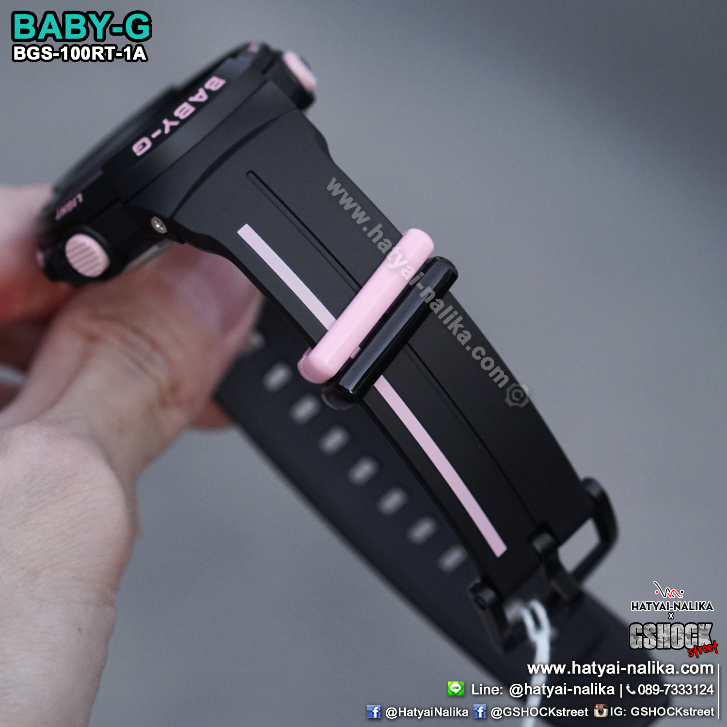 นาฬิกา Casio Baby-G for Running BGS-100RT Running Trendy series รุ่น BGS-100RT-1A ของแท้ รับประกัน1ปี