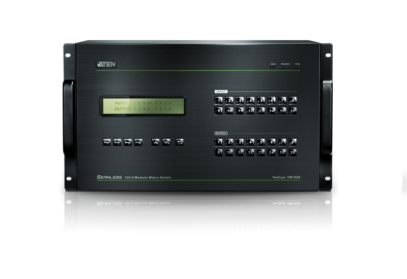 ATEN VM1600 16x16 Modular Matrix Switch Support Video Wall 8x8