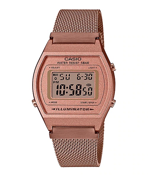 นาฬิกา คาสิโอ Casio Vintage DIGITAL B640 series รุ่น B640WMR-5A ของแท้ รับประกัน 1 ปี