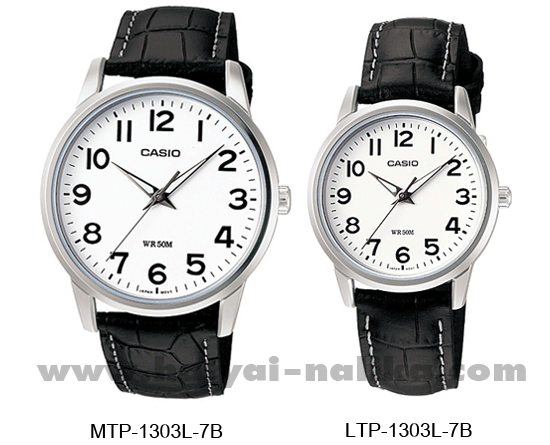 นาฬิกา คาสิโอ Casio SETคู่รัก รุ่น MTP-1303L-7B+LTP-1303L-7B ของแท้ รับประกัน 1 ปี