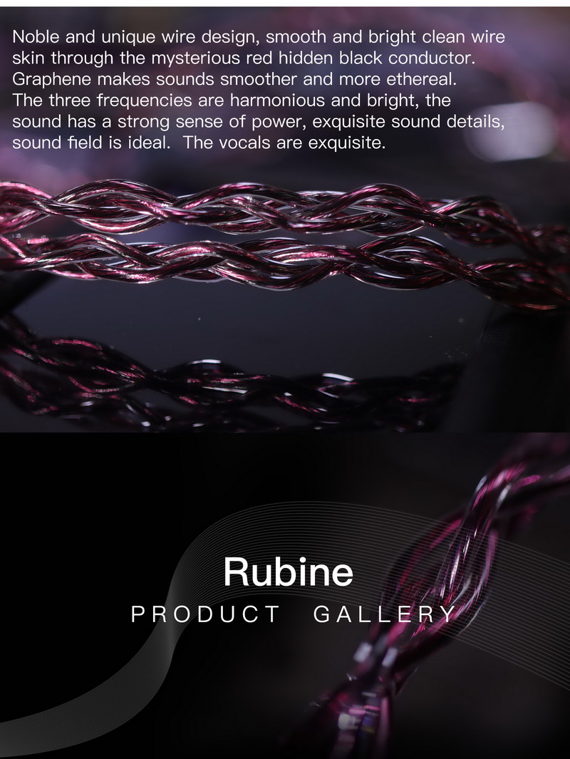 ขาย TACables Rubine สายอัพเกรดหูฟังถักมือระดับเทพ
