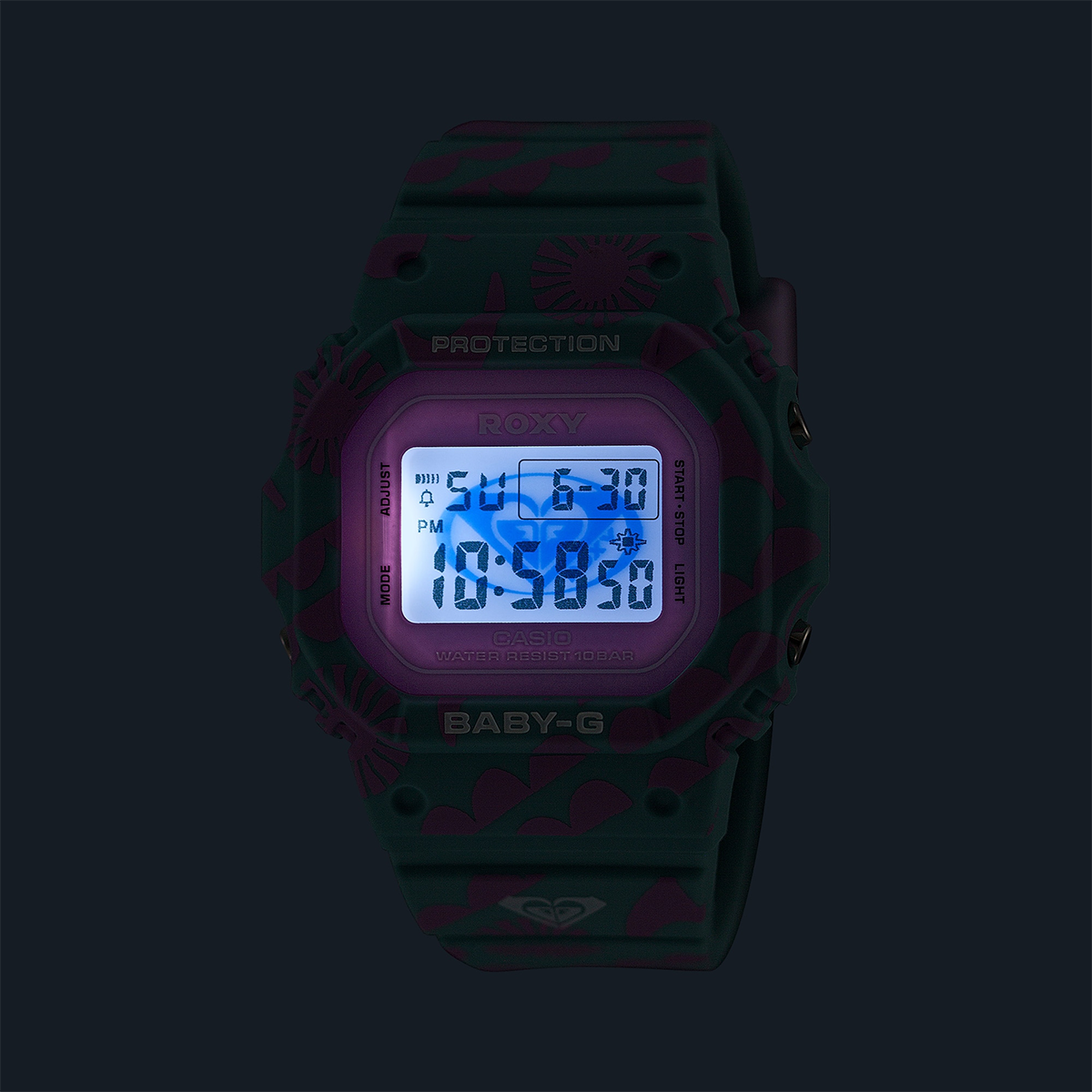 นาฬิกา Casio Baby-G Digital x ROXY Limited รุ่น BGD-565RX-2 ของแท้ รับประกัน1ปี