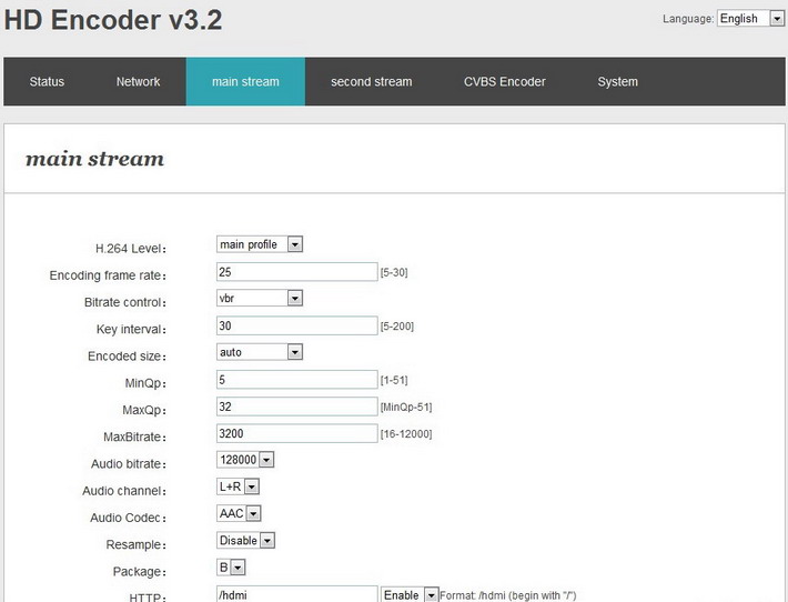 (HDCP)EN100 H.264 HD Encoder For IPTV/Broadcast