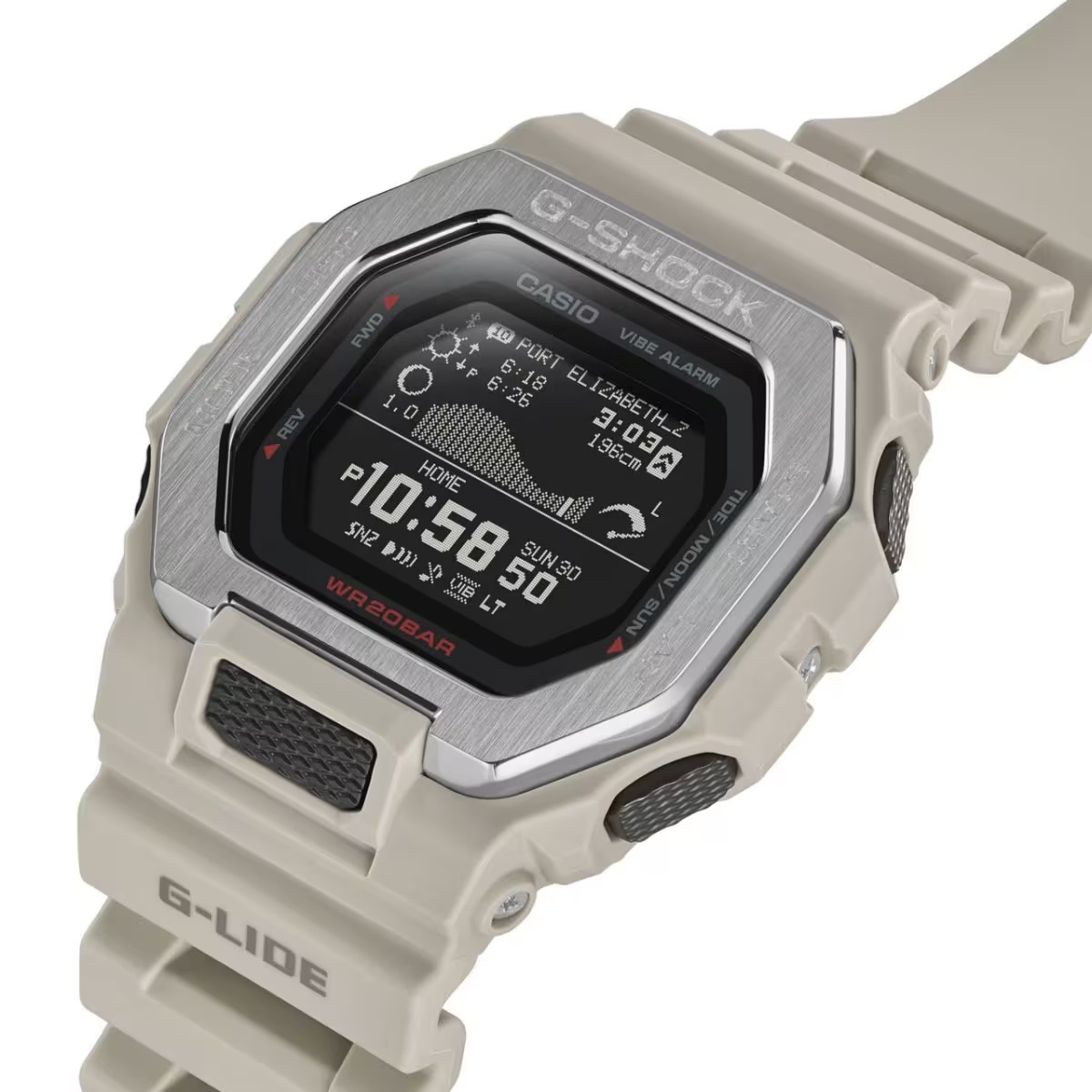 นาฬิกา Casio G-Shock G-LIDE Bluetooth GBX-100 series รุ่น GBX-100-8 ของแท้ รับประกัน1ปี