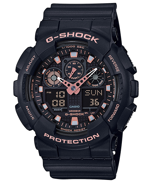 นาฬิกา Casio G-Shock Special Color BLACK&GOLD XTRA Color series รุ่น GA-100GBX-1A4 ของแท้ รับประกัน1ปี