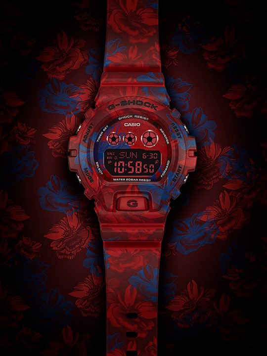 นาฬิกา คาสิโอ Casio G-Shock S-Series Flower Collection รุ่น GMD-S6900F-4