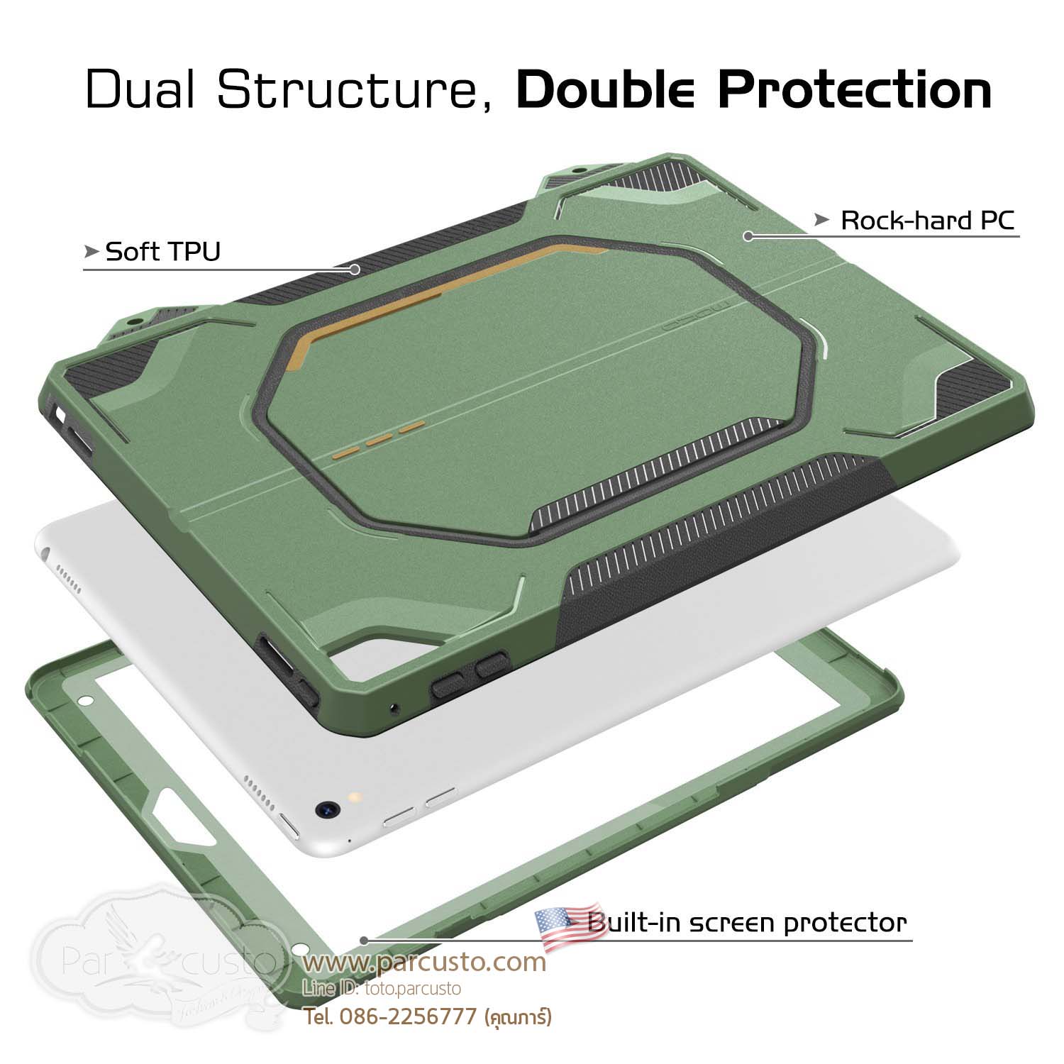 เคสกันกระแทก Apple iPad Pro 9.7 [Heavy Duty] จาก MoKo [Pre-order USA]