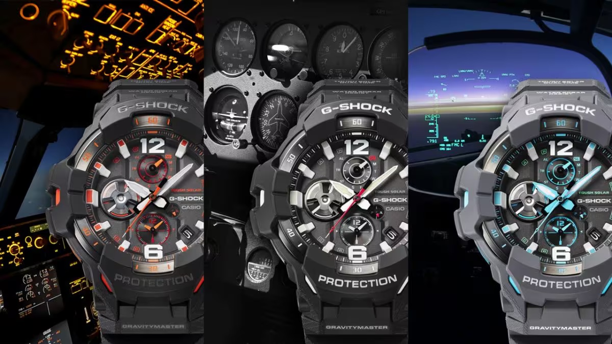 นาฬิกา Casio G-SHOCK นักบิน GRAVITYMASTER BLUETOOTH GR-B300 series รุ่น GR-B300-1A ของแท้ รับประกัน1ปี