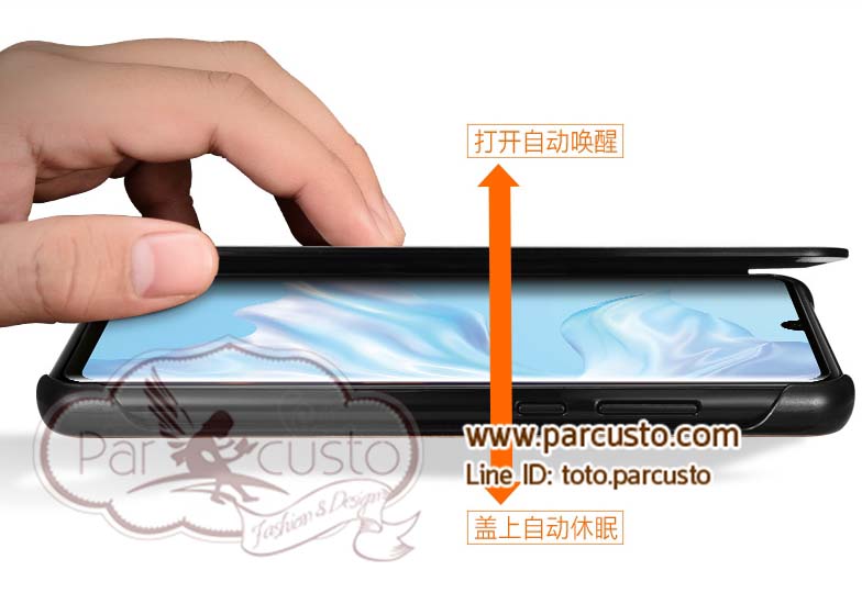 เคสหนังแท้ Huawei P30 และ P30 Pro แบบที่ 2 (โปรดระบุรุ่น) จาก XOOMZ [หมด]