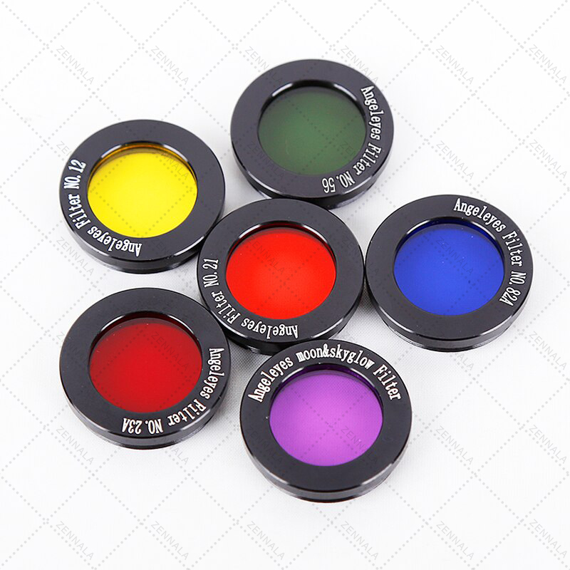 Set lens filter 6สี สำหรับเลนส์กล้องดูดาว