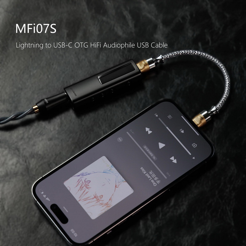 DD MFI07S สายแปลง Lightning เป็น TypeC OTG สำหรับเครื่องเสียง