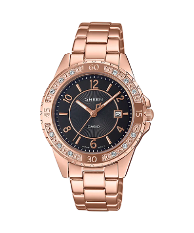 นาฬิกา คาสิโอ Casio SHEEN 3-HAND Analog SHE-4532 series รุ่น SHE-4532PG-1A ของแท้ รับประกัน1ปี