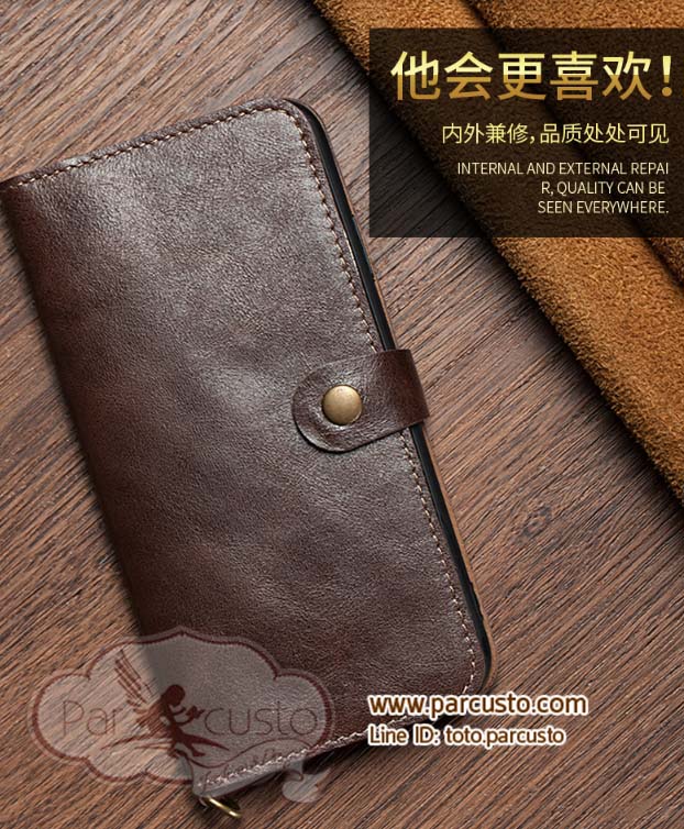 เคสหนังวัวแท้ Samsung Galaxy Note 10 / Note 10 Plus (โปรดระบุรุ่น) จาก Sheng Lei [หมด]