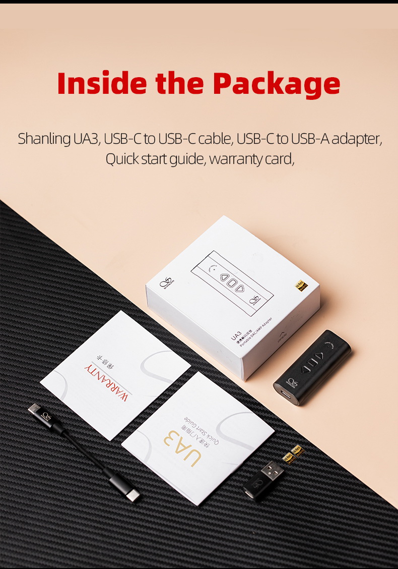 ขาย Shanling UA3 USB DAC/AMP พกพาใหม่ล่าสุดชิป AK4493SEQ ประกันศูนย์ไทย
