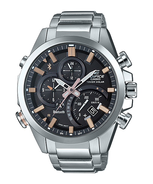 นาฬิกา คาสิโอ Casio EDIFICE Bluetooth with Smartphone รุ่น EQB-500D-1A2 ของแท้ รับประกัน 1 ปี